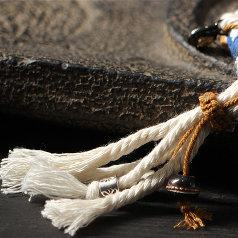 KarmaRipple's Tibet Zakiram Goddess of Wealth Thangka Handmade Fortune Bracelet p8