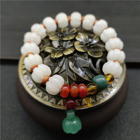 Bracelet d'équilibre Bodhi en agate graine de Bodhi authentique de KarmaRipple