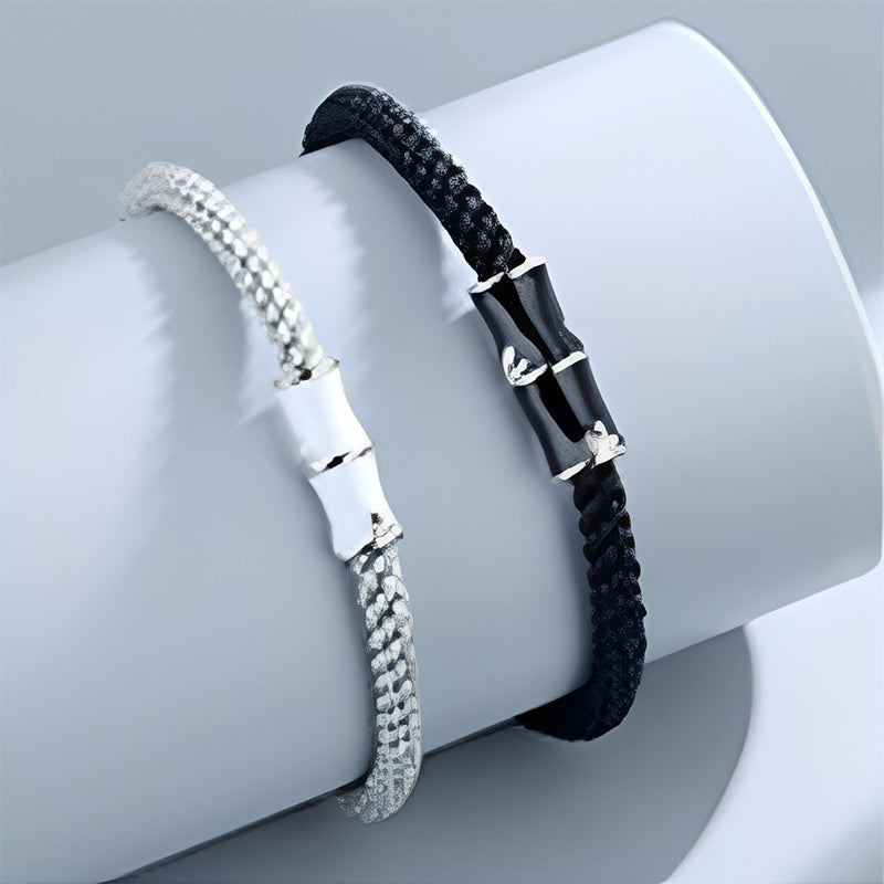 KarmaRipple's Bamboo Pattern Balancing Pair Rope Bracelet p6