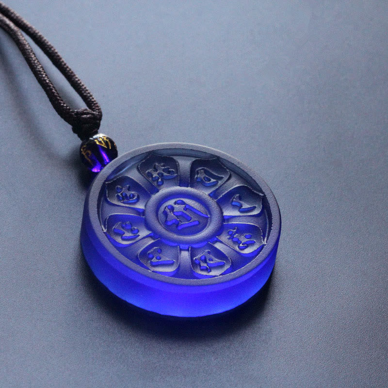 KarmaRipple's Liuli Manjusri Lotus Enlightenment Pendant p2