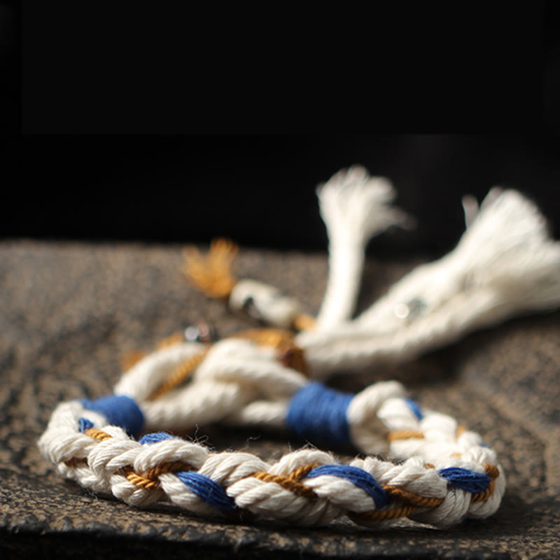 KarmaRipple's Tibet Zakiram Goddess of Wealth Thangka Handmade Fortune Bracelet p7