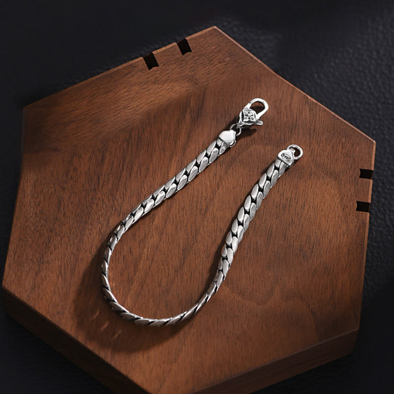 KarmaRipple's Double Dorje Vajra Strength Punk Bronze Chain Bracelet Pendant p6