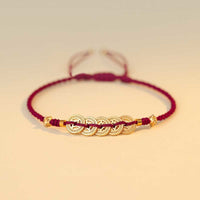 Bracelet tissé Arbre de Fortune et Force de la Fortune en Bronze de KarmaRipple