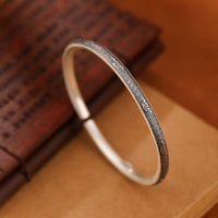 Bracelet porte-bonheur vintage en argent sterling 999 de KarmaRipple, motif nuages ​​de bon augure