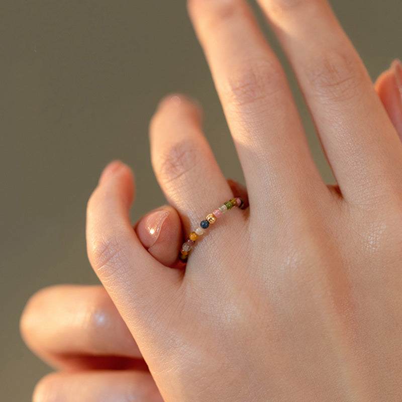 KarmaRipple's Authentic Tourmaline Positive Love Ring p5