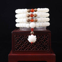 Bracelet tibétain en ivoire Bodhi Seed Peace de KarmaRipple