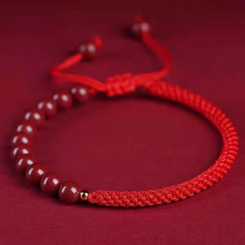 KarmaRipple's Authentic Cinnabar King Kong Weave Blessing String Bracelet p31