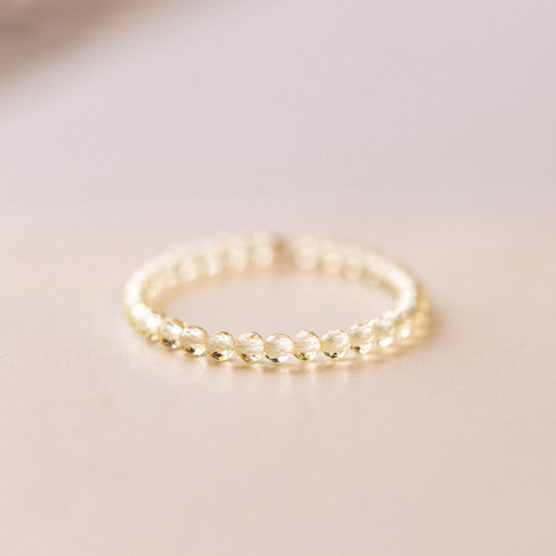 KarmaRipple's Authentic Citrine Happiness Prosperity Ring p9