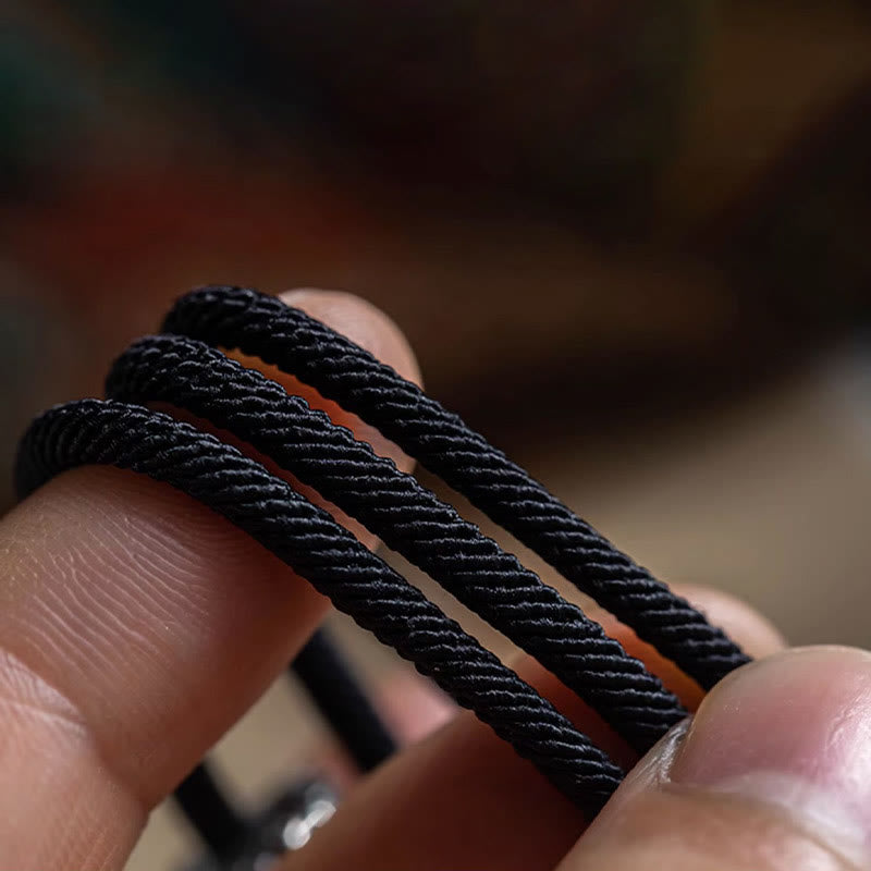 KarmaRipple's Tibetan Om Mani Padme Hum Carved Amulet Double Wrap Bracelet p6