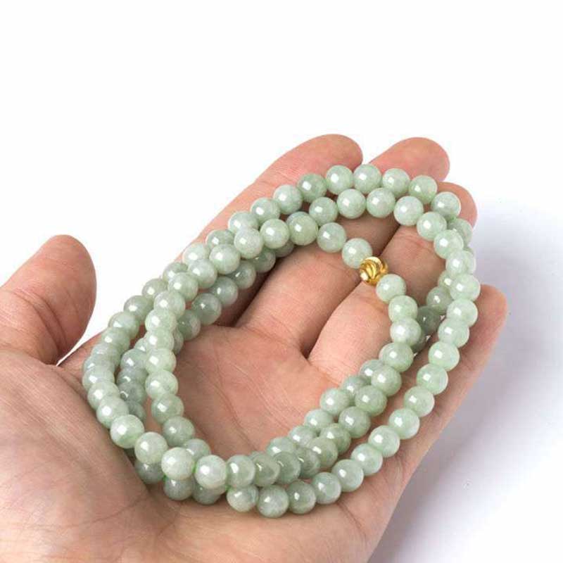 KarmaRipple's 108 Beadwork Jade Fortune Bracelet Mala p3