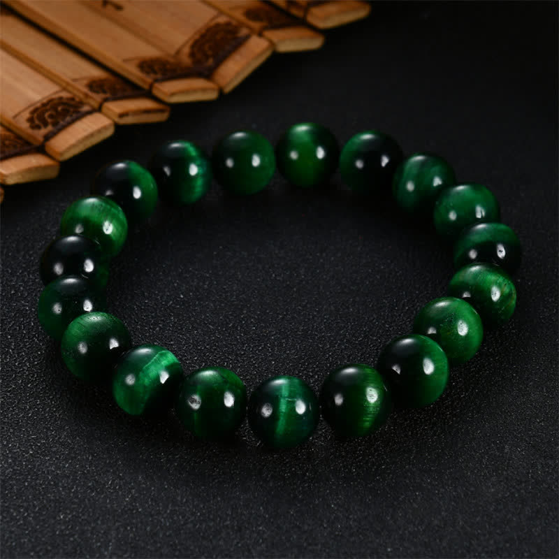 KarmaRipple's Authentic Green Tiger Eye Strength Bracelet p12