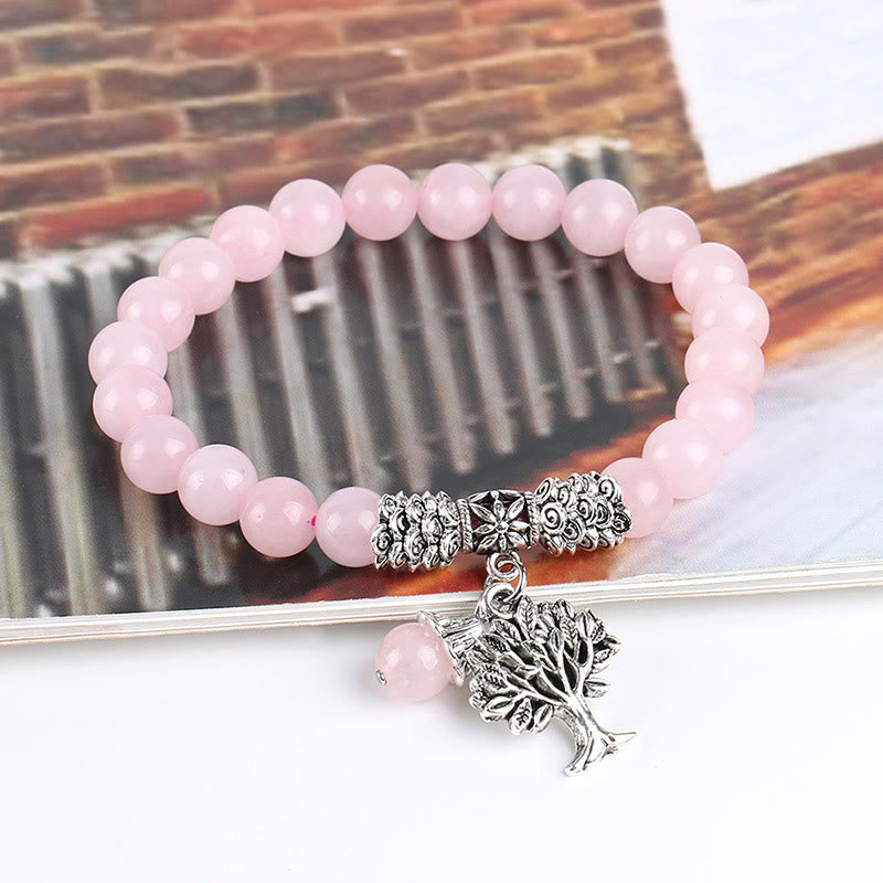 KarmaRipple's Authentic Gemstone Tree of Life Fortunate Talisman Stretch Bracelet p15