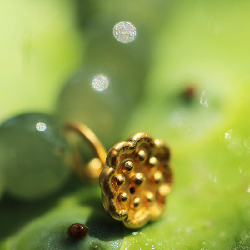 KarmaRipple's Jade Lotus Abundance Adjustable Bracelet p11