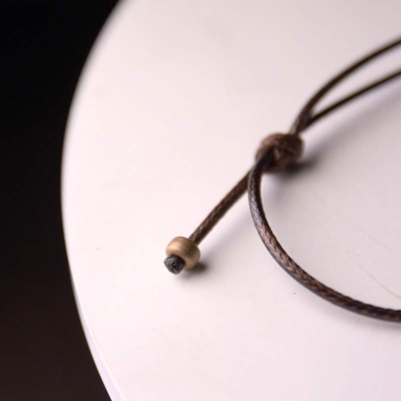 KarmaRipple's Zen Circle Ebony Wood Enlightenment Pendant Necklace p12