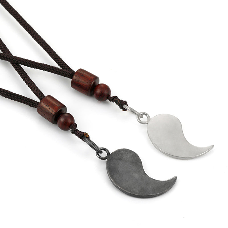 KarmaRipple's 990 Sterling Silver Yin Yang Balance Balance Pendant Necklace p16