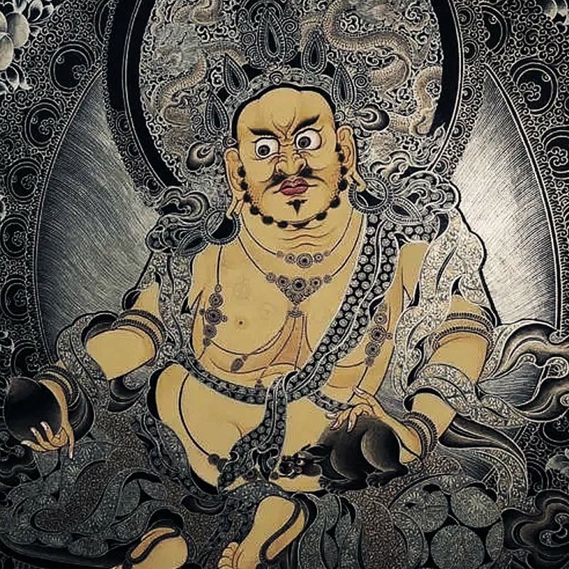 KarmaRipple's 108 Mala Beadwork Authentic Tiger Eye Bronze Dorje Protection Tassel Bracelet p27