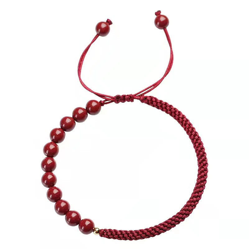 KarmaRipple's Authentic Cinnabar King Kong Weave Blessing String Bracelet p22