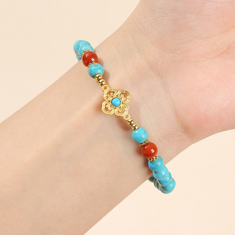 KarmaRipple's Turquoise Bead Protection Balance Bracelet p6