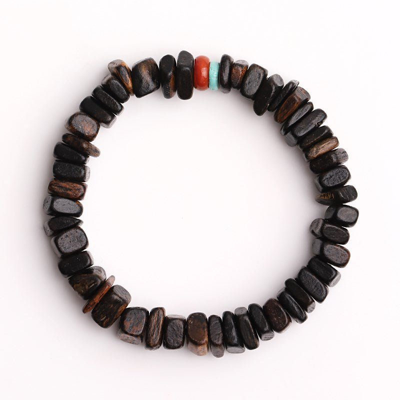KarmaRipple's Agarwood Red Agate Balance Bracelet p13