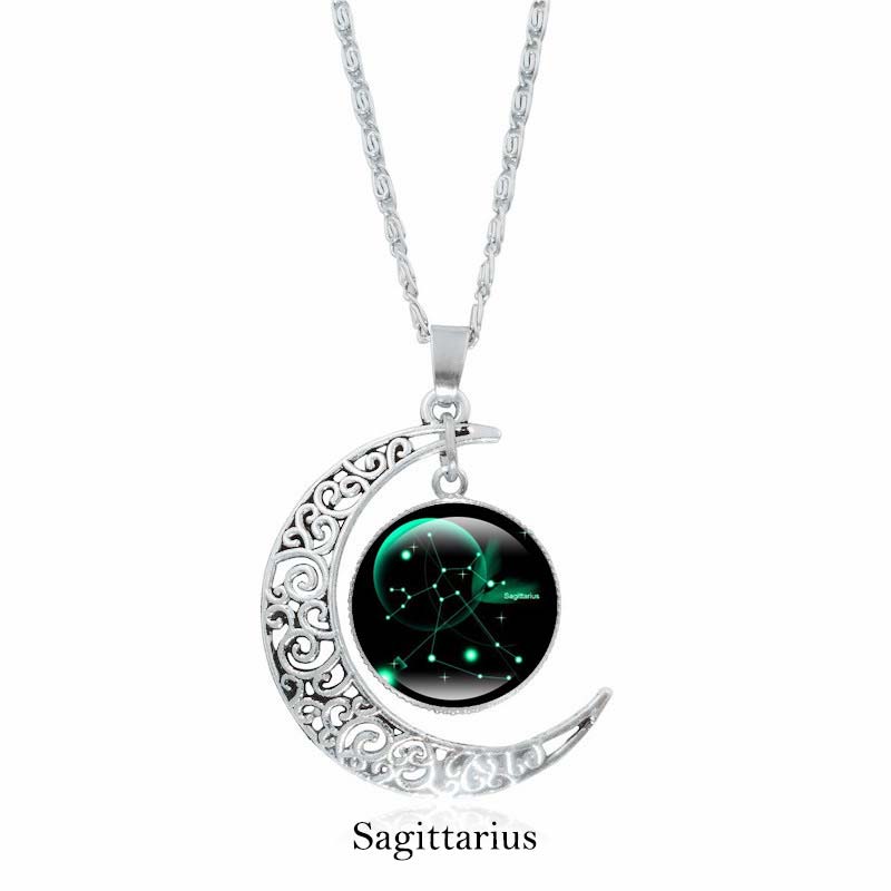 KarmaRipple's 12 Constellations of the Zodiac Moon Protection Pendant Chain Necklace p8