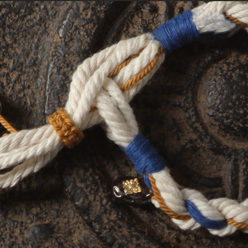 KarmaRipple's Tibet Zakiram Goddess of Wealth Thangka Handmade Fortune Bracelet p10