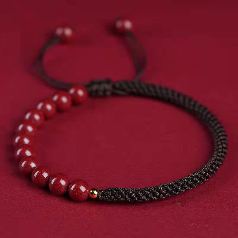 KarmaRipple's Authentic Cinnabar King Kong Weave Blessing String Bracelet p8