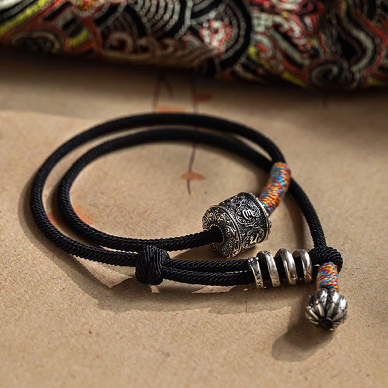 KarmaRipple's Tibetan Om Mani Padme Hum Carved Amulet Double Wrap Bracelet p3