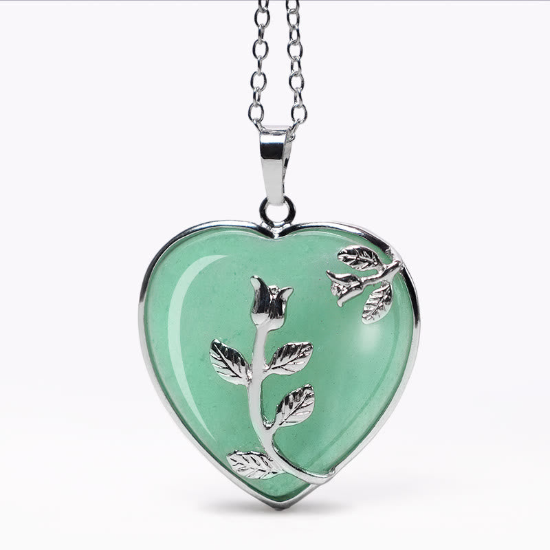 KarmaRipple's Authentic Balancing Crystals Heart Necklace Necklaces p4