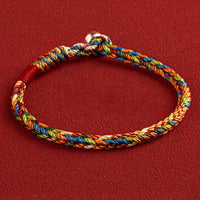 Bracelet multicolore porte-bonheur « Que vous soyez en bonne santé et heureux » de KarmaRipple