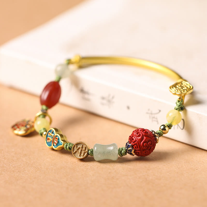 KarmaRipple's Tibetan Auspicious Clouds Fortune Happiness Wealth Fortune Bracelet p3