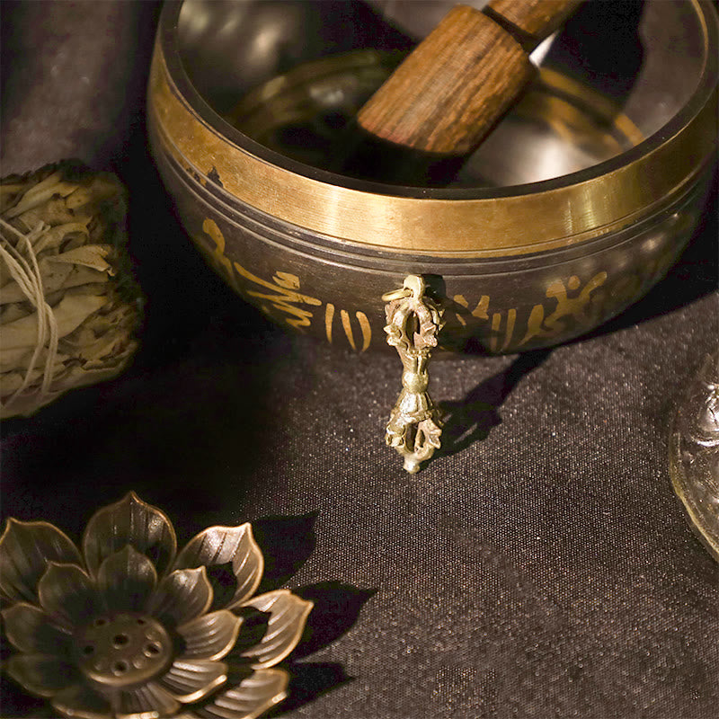 KarmaRipple's Nepal Handmade Double Dorje Bronze Enlightenment Strength Vajra p6