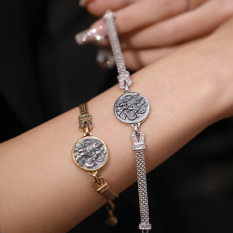 KarmaRipple's Tibetan 925 Sterling Silver Zakiram Goddess of Wealth Blessing Protection Bracelet p6