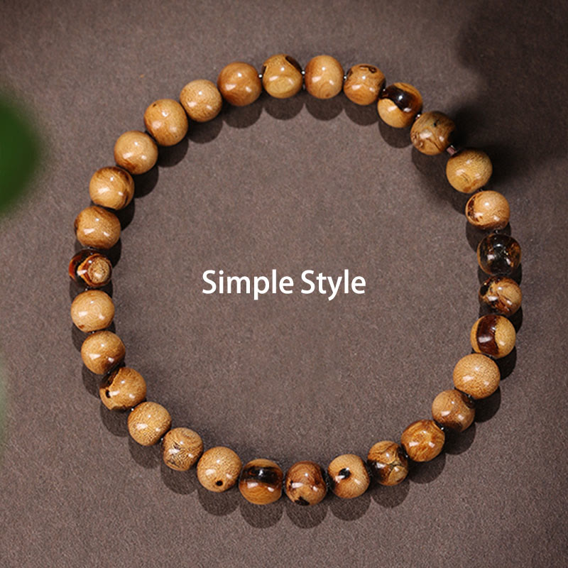 KarmaRipple's 925 Sterling Silver Authentic Golden Sea Willow Zakiram Goddess of Wealth Fortunate fortune Fu Character Success Bracelet p3