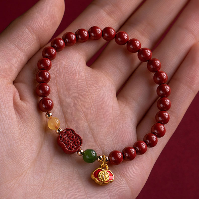 KarmaRipple's Cinnabar Happiness Calm Bracelet p4