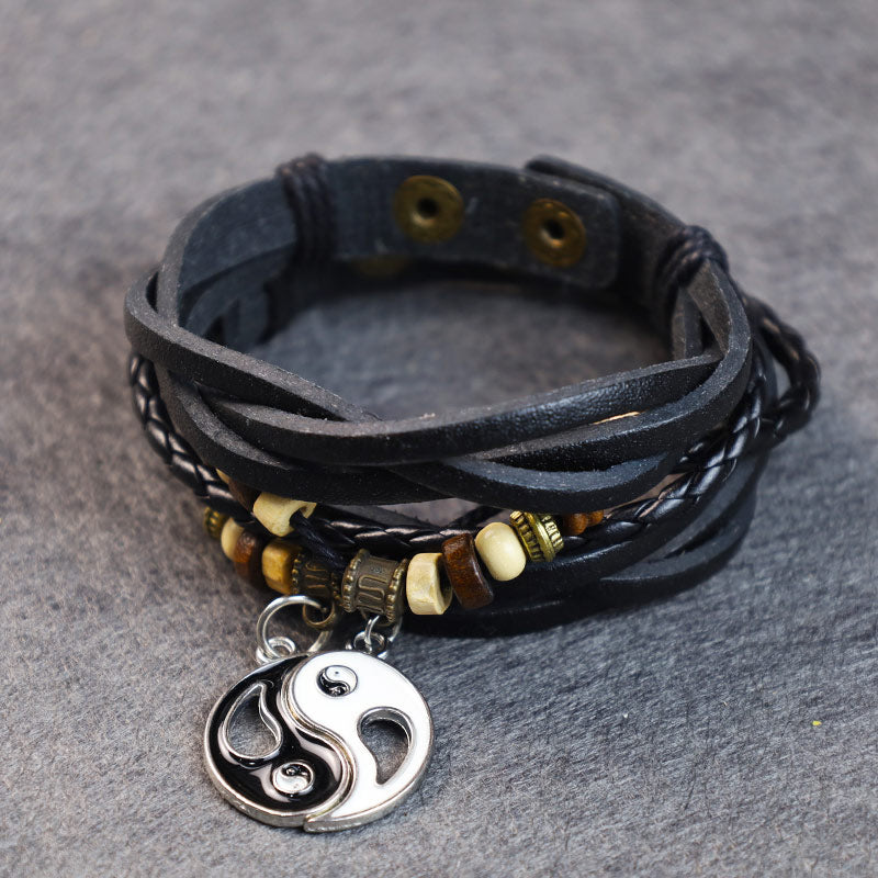 KarmaRipple's Yin Yang Necklace Pair Balance Bracelet p4