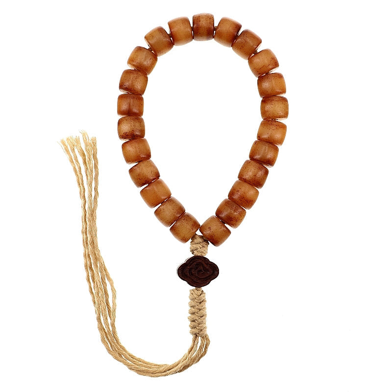 KarmaRipple's Tibetan Yak Bone Balance Strength Wrist Mala p18