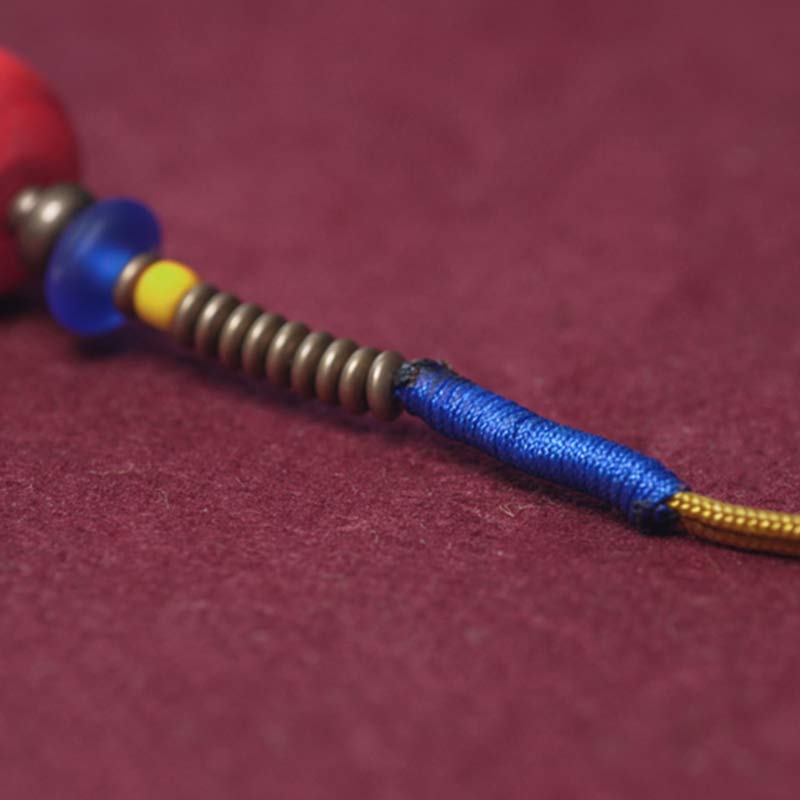 KarmaRipple's 108 Mala Beadwork Bodhi Seed Dzi Bead Peace Tassel Bracelet p13