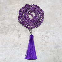 Pendentif en perles tibétaines 108 Mala de KarmaRipple Pendentif en perles de prière de méditation de yoga
