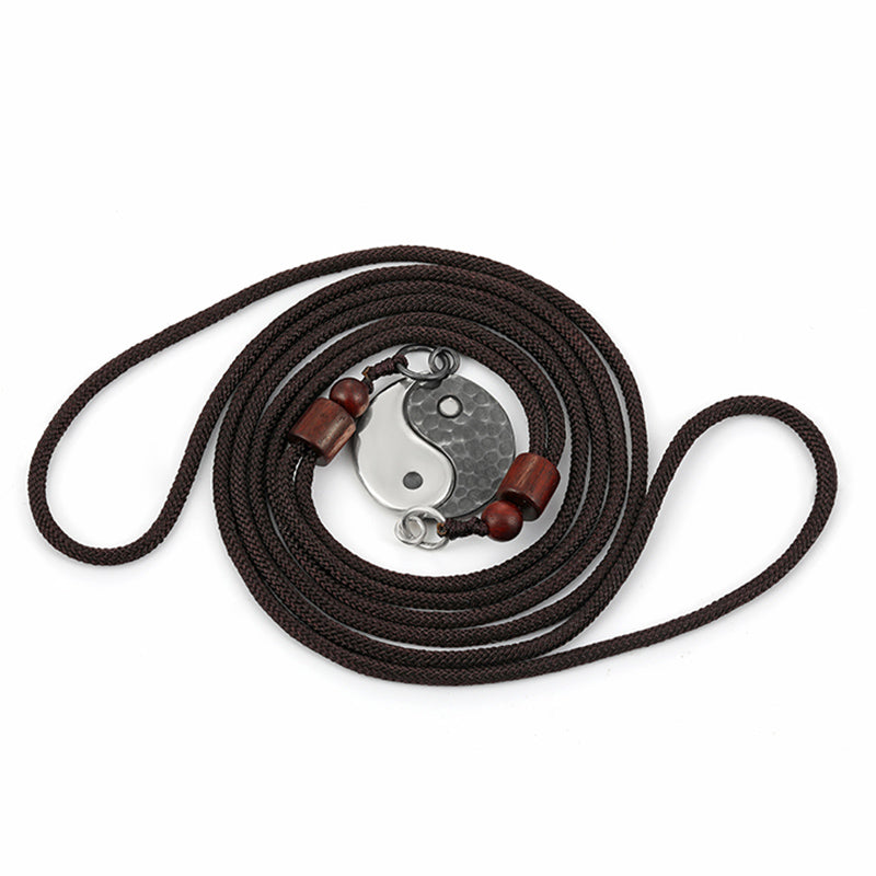 KarmaRipple's 990 Sterling Silver Yin Yang Balance Balance Pendant Necklace p14