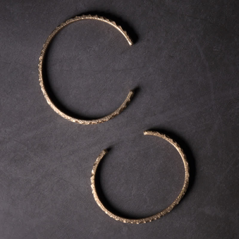 KarmaRipple's Simple Design Bronze Wealth Cuff Bracelet p10