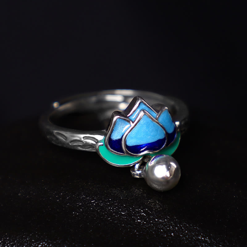 KarmaRipple's Lotus Flower Pattern Enlightenment Ring p4