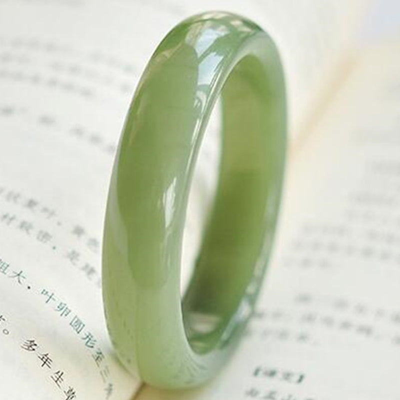 KarmaRipple's Jade Abundance Blessing Bangle Bracelet p4
