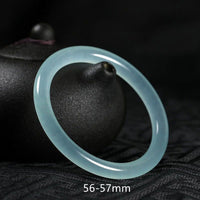 Bracelet jonc de bénédiction et d'équilibrage en jade authentique de KarmaRipple
