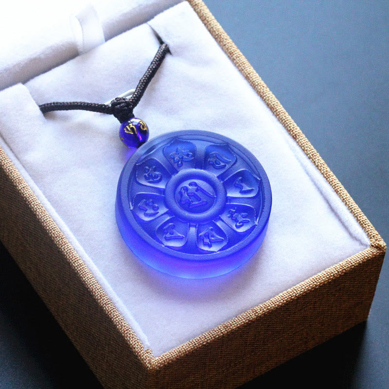 KarmaRipple's Liuli Manjusri Lotus Enlightenment Pendant p4